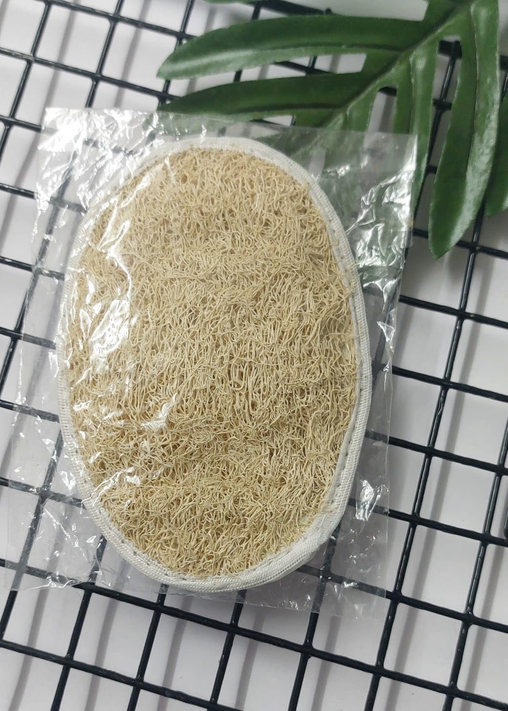 AKM GLOBAL Natural Oval Shaped Loofah for Bathing Soft and Smooth Easy to Hold Body Scrubber for Bathing Suitable for All Skin Types Pack of 10-image-29