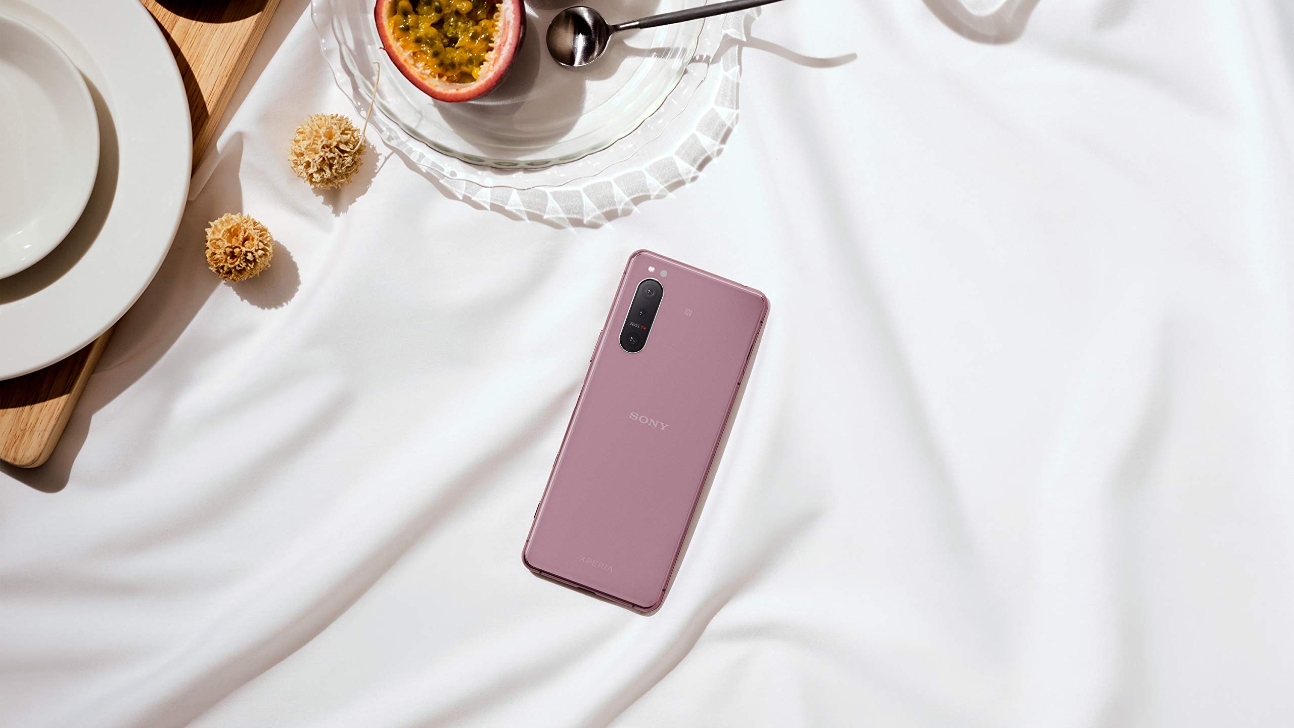Sony Xperia 5 II 5G Smartphone Rosa, Tripla fotocamera, 128 GB di memoria