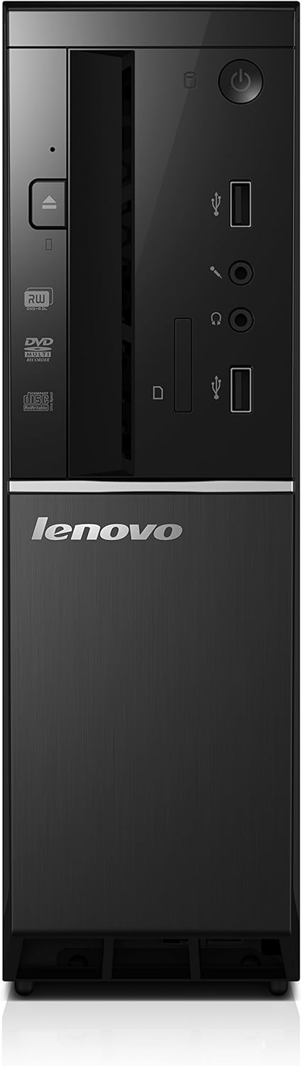 Арын view of Lenovo Ideacentre 300s Slim Desktop showing ports
