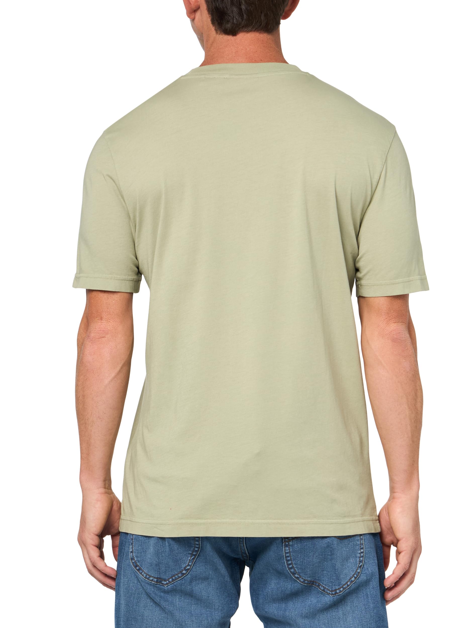 Hugo Stacked Tonal Logo Cotton T-Shirt T-Shirt in Cotone con Logo Stacked Tonal Uomo (Pacco da 1)