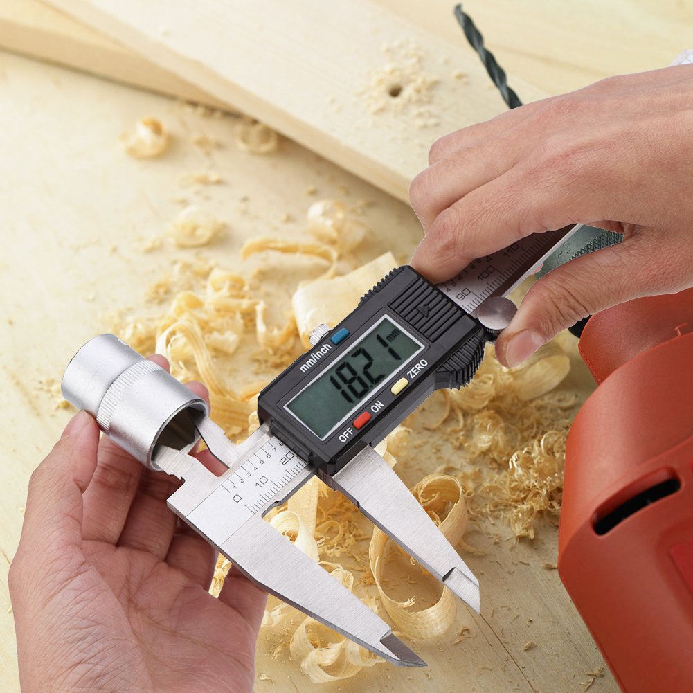 Digital Micrometers Ltd Pied à coulisse numérique 300 mm 30,5 cm Grand écran Lcd Étui inclus