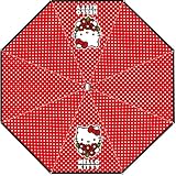  Hello Kitty Taschenschirm ROT 4877 Schirm Kinder - Regenschirm