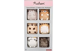 GUND Pusheen Comic Collector I Love Kitties Set of 6 Plush Stuffed Animal Cats