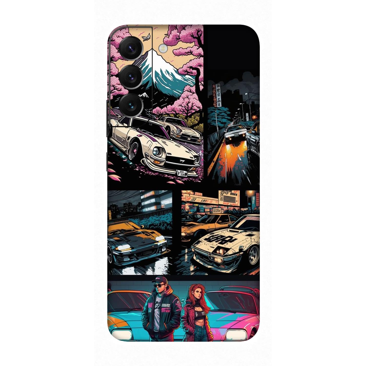 WRAP CRAFT Mobile Skin Sticker Compatible with Samsung Galaxy S22 Skin Not Back Cover, Camera & Back Protector Mobile Skin Wrap; Samsung Galaxy S22-KE-95-image-5