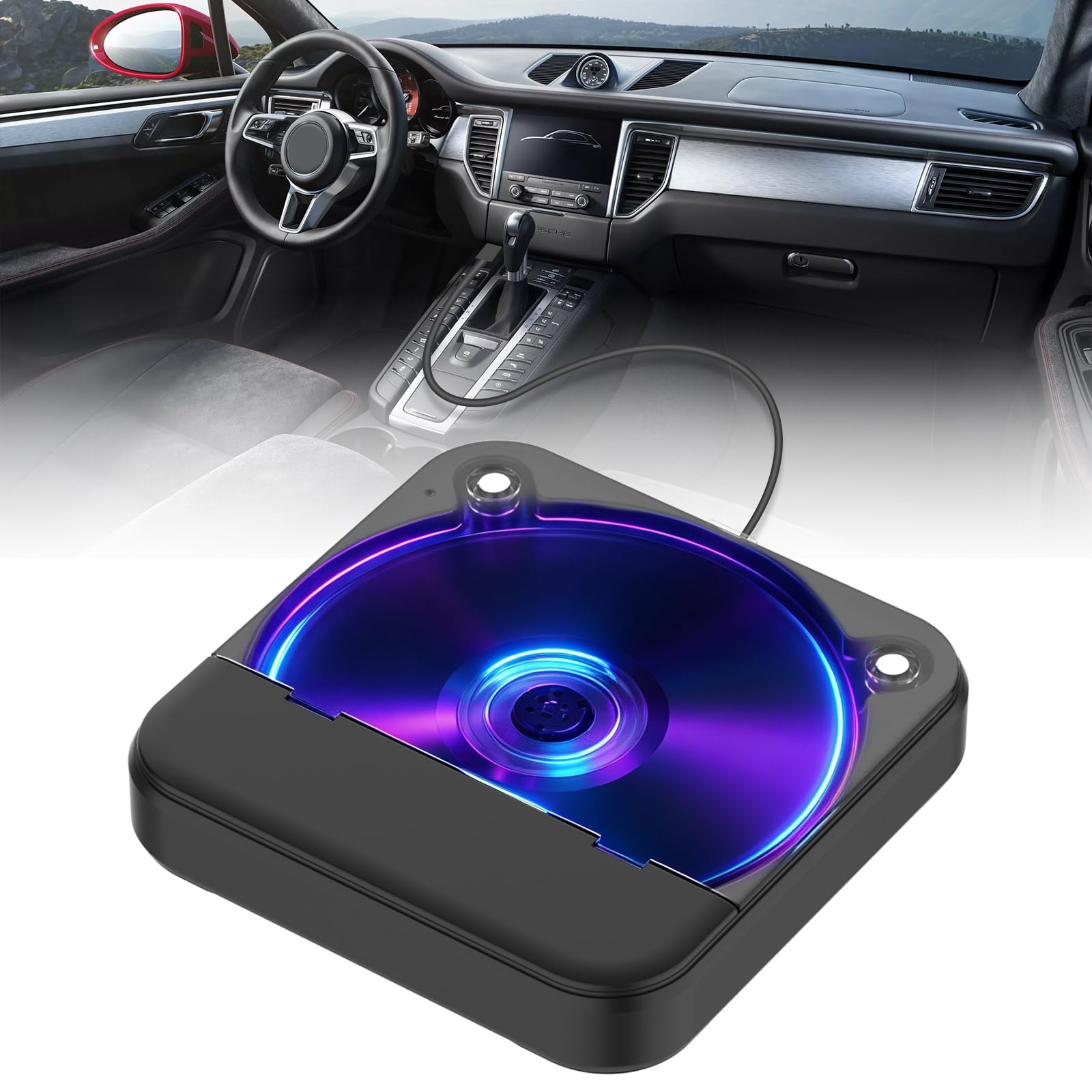 MONODEAL Lettore CD Portatile con Porta USB/AUX per Auto