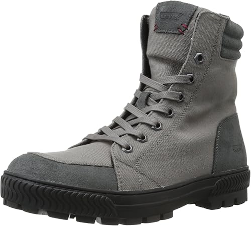 black canvas combat boots