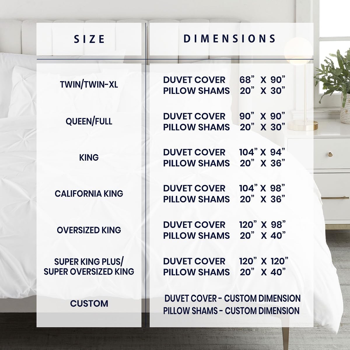 Kotton Culture 1 Pc Queen/Full Size Pinch Pleated - Pintuck Duvet Cover Only- 100% Egyptian Cotton 600 Thread Count Decorative Comforter Cover-Zipper Closure & 7 Internal Ties (White, 90" X 90")