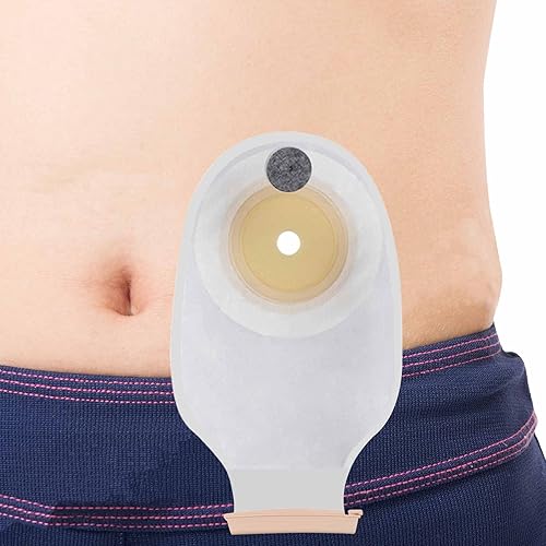 Miniatura 8 de 10 bolsas de colostomía, bolsa de ostomía de una pieza, bolsa drenable para ostomía para el cuidado del estoma de ileostomía, corte para adaptarse a