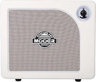 MOOER Gitarrenverstärker Combo 15W, Übungsverstärker für E-Gitarre, mit 9 digitalen Verstärkermodellen, 16,5 cm Lautsprecher, Bluetooth