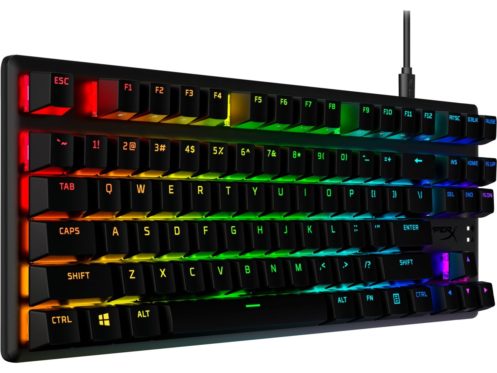 Amazon.com: HyperX Alloy Origins Core PBT HX Red Mechanical Gaming