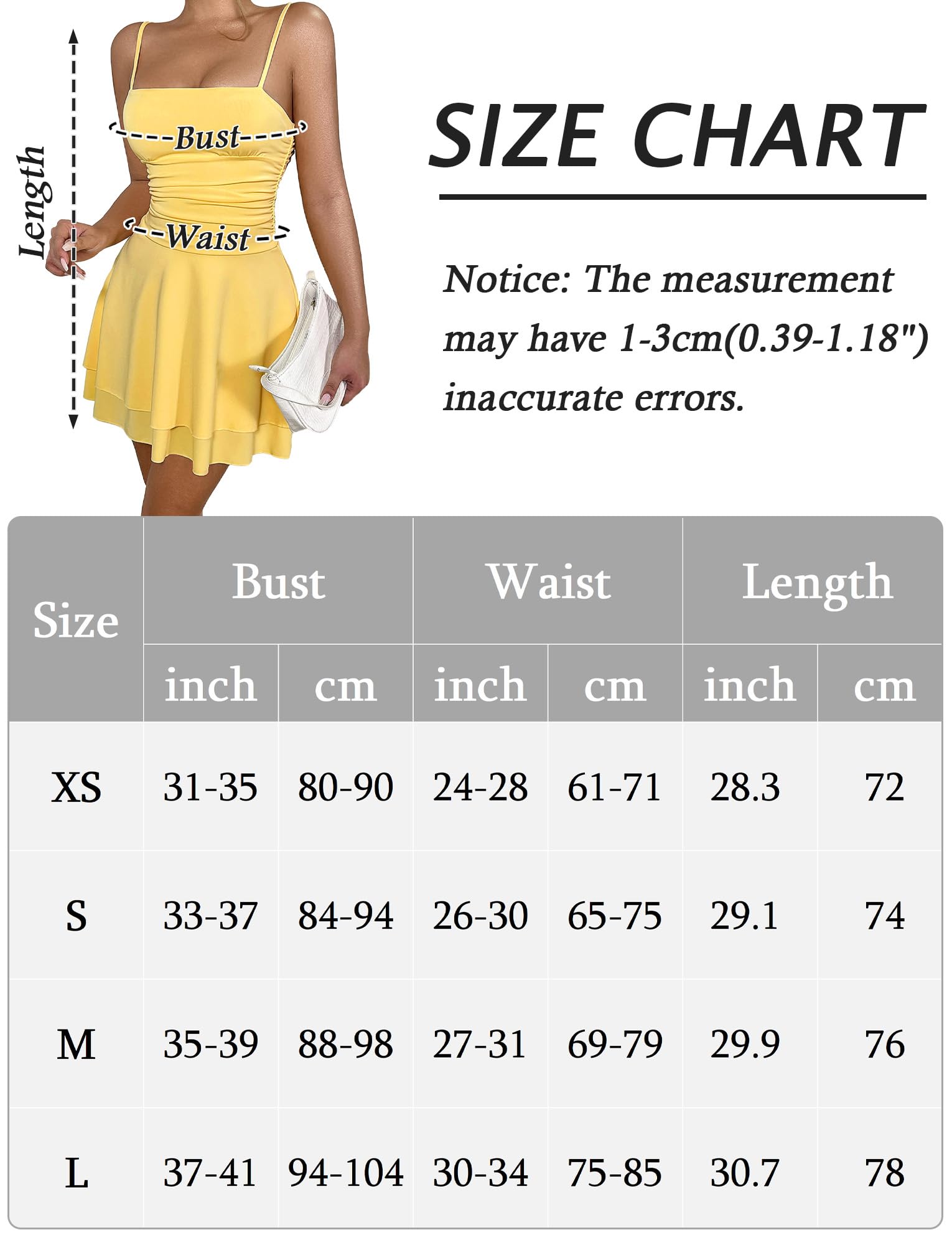 SEAUR Abito Donna con Spaghetti Strap Vestito Scollatura sul Dietro Orlo a Balze Vestiti per Uscire Cocktail Party