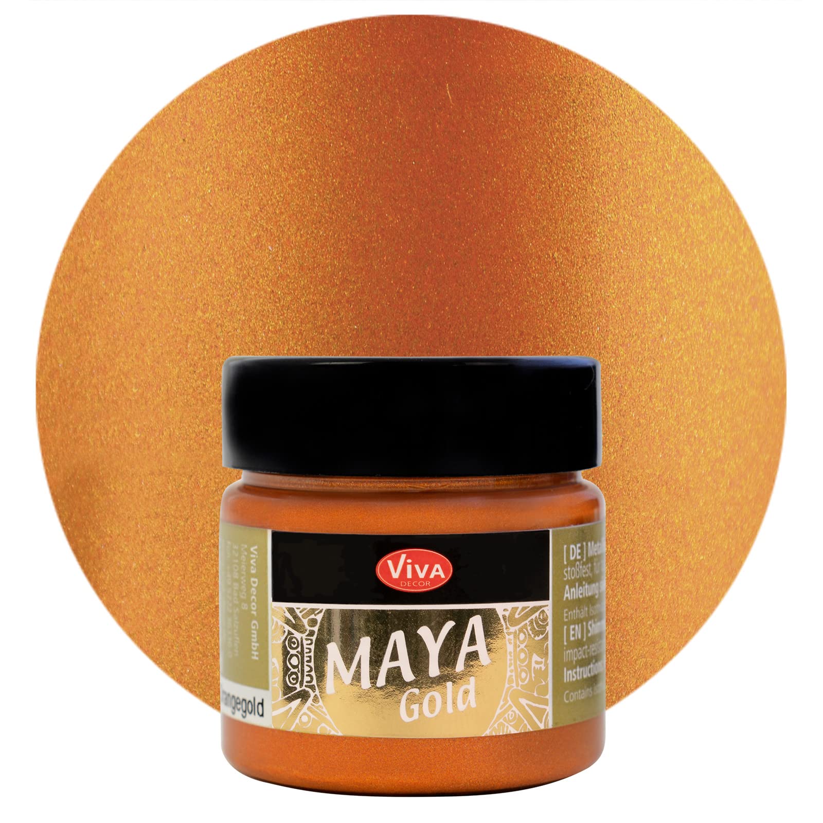 Viva Decor - Maya Paint 50 ml, Golden Orange