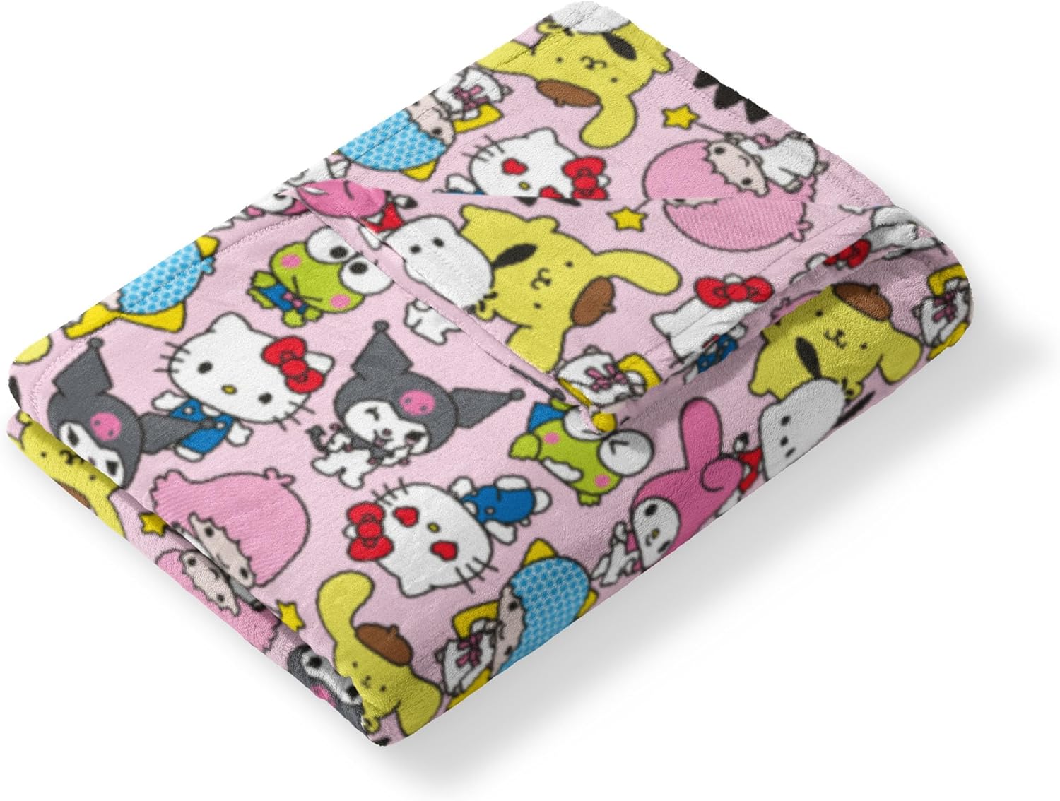 Northwest Hello Kitty Silk Touch Throw Blanket, 50" x 70", Rainbow Magic - Image 4