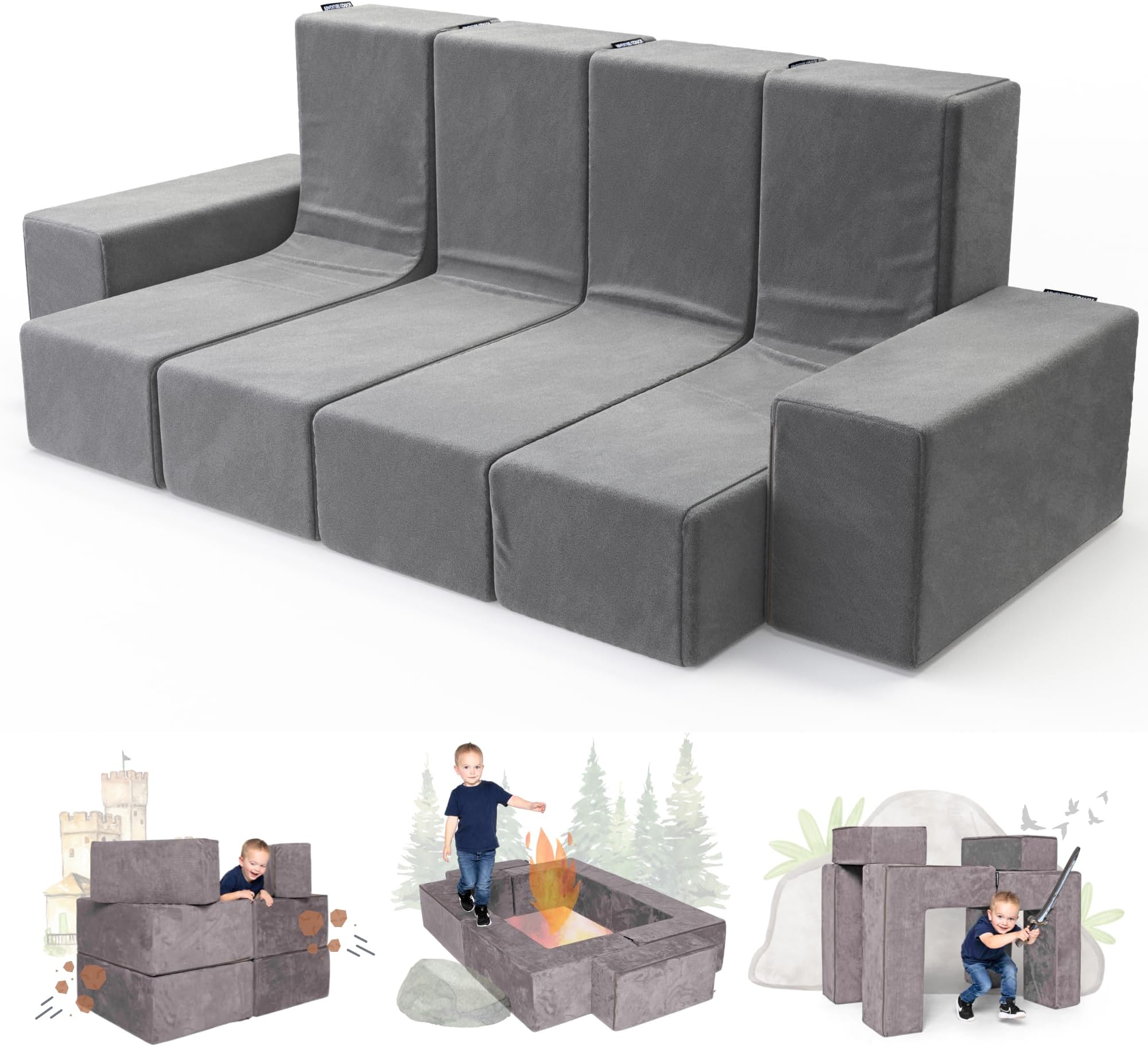 The Ultimate Kids Play Couch - Totally Unique Design