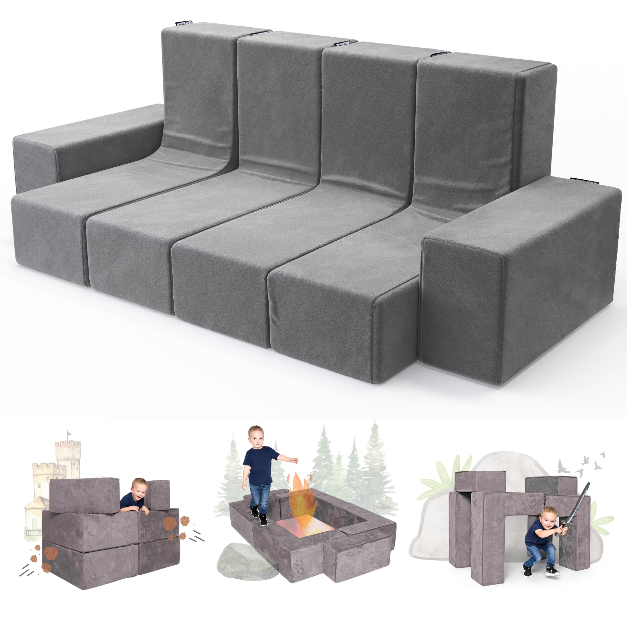 The Ultimate Kids Play Couch - Totally Unique Design