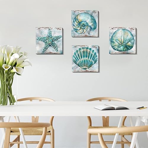 Miniatura 400 de Arte de pared de naturaleza con plantas verdes, decoración de pared de hojas botánicas tropicales, impresiones en lienzo para dormitorio, Hoja