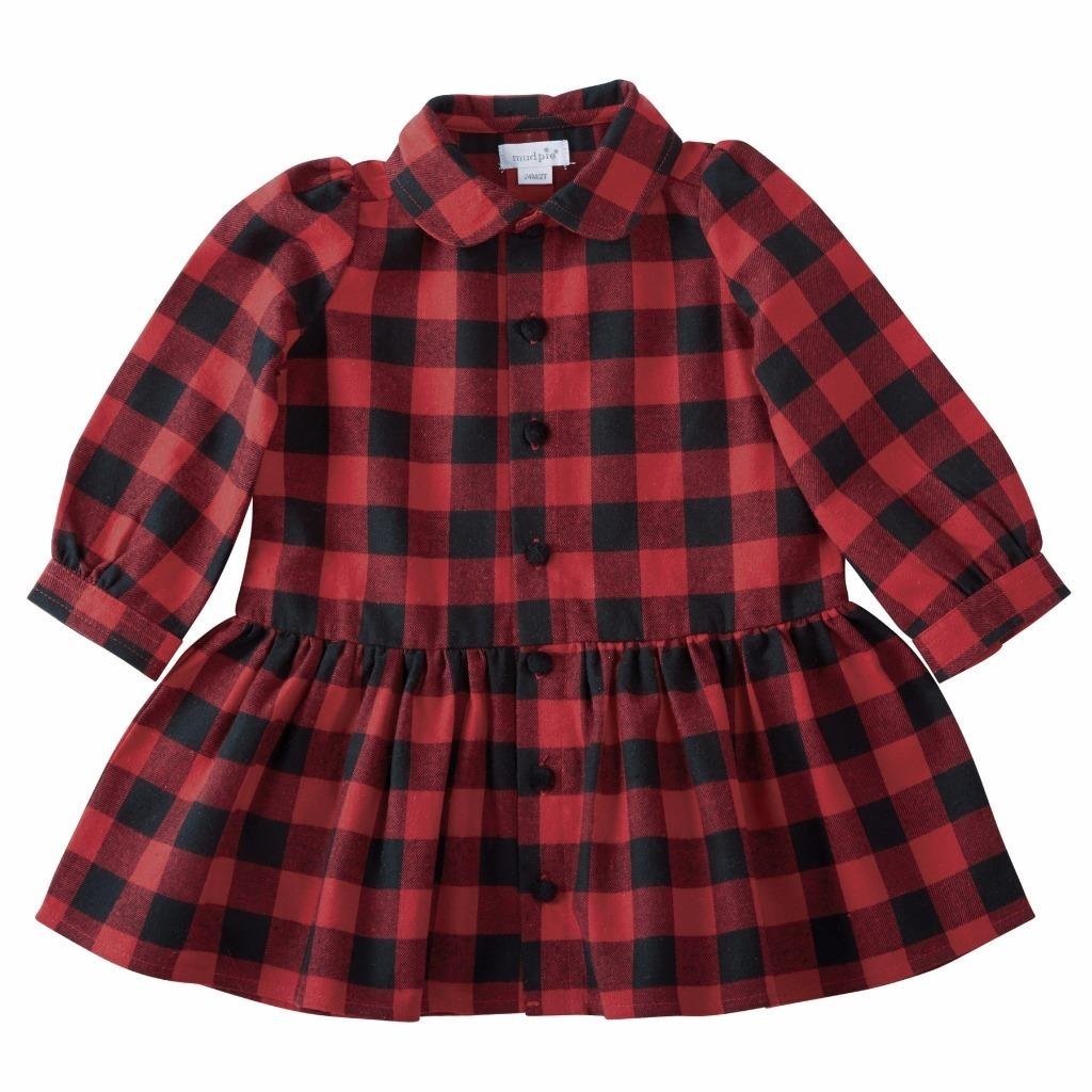 Buffalo Check Dress, 4T
