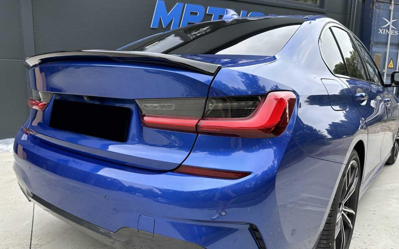 MpTuned BMW G20 M Performance Spoiler posteriore nero lucido per serie 3 2019-2023 berlina 318i 320i 330i 340i m340i 318d 320d 330d 340d m340d