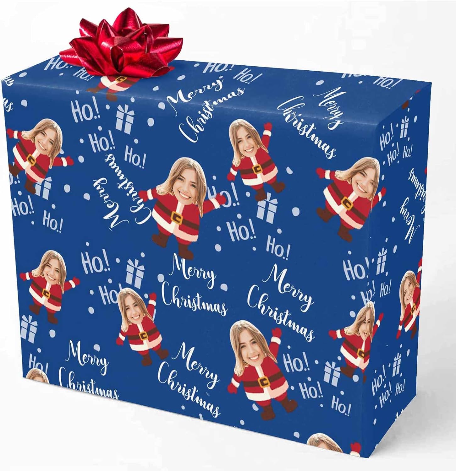 Personalized Wrapping Paper with Photos for Christmas