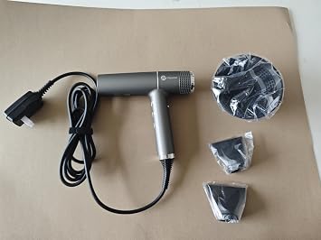slopehill Hair Dryer with Unique Brushless Motor | Intelligent Fault Diagnosis | Innovative Microfilter | Oxy Active Technology | Led Display Sliver