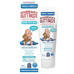 Boudreauxs Butt Paste for Sensitive Skin Diaper Rash Cream Ointment for Baby 4 oz Tube