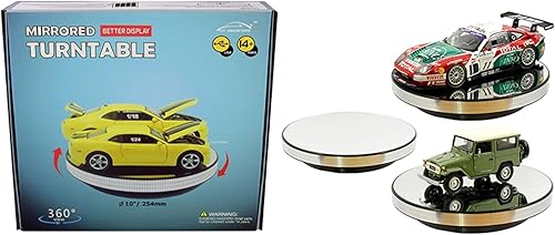 Miniatura 1 de DMW - Soporte giratorio de pantalla giratoria de 10 pulgadas alimentado por USB para modelos a escala 124 118