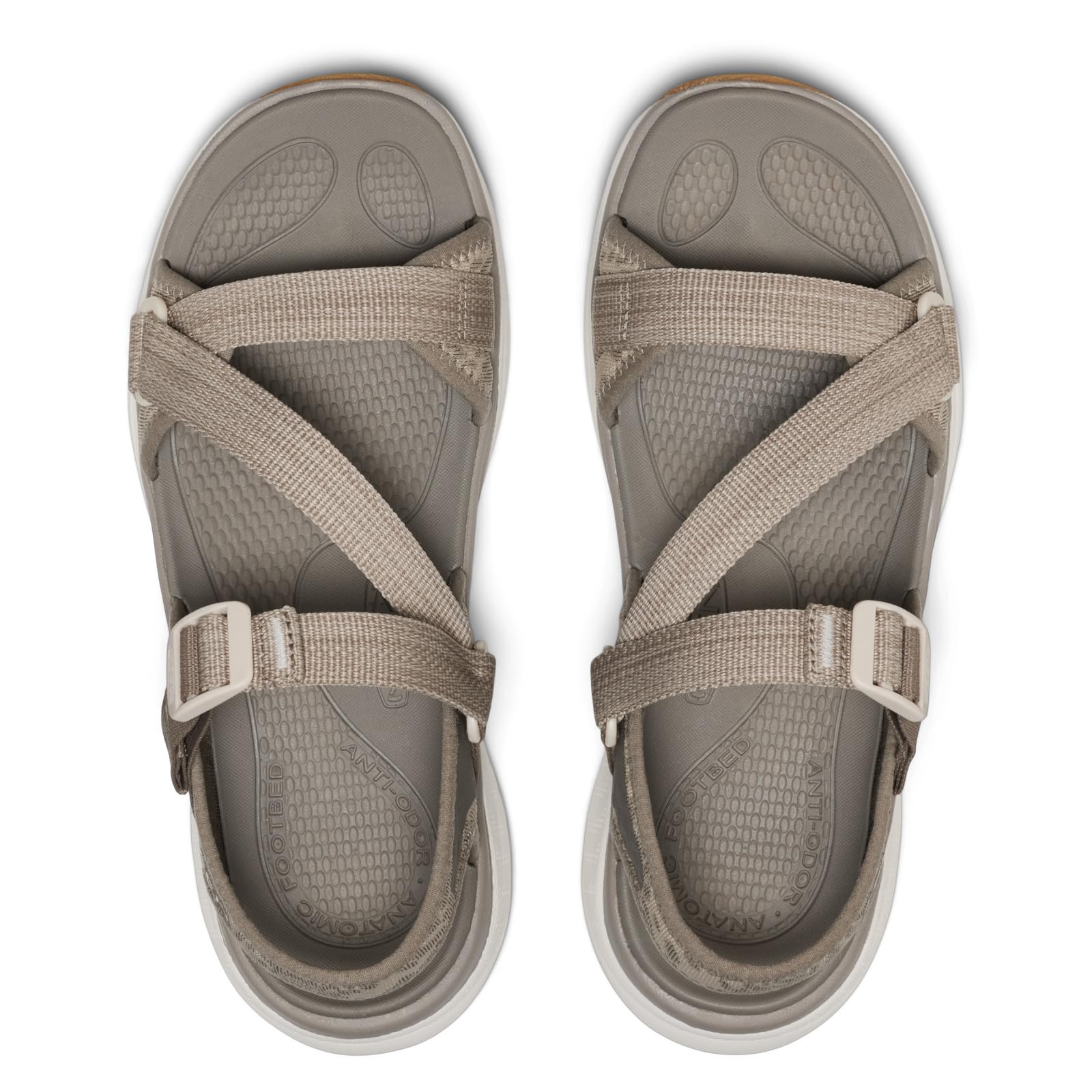 KEEN Damskie sandały Leiki OT, pręgowane/brzozowe, 5,5 UK, Brzoza pręgowana, 38.5 EU