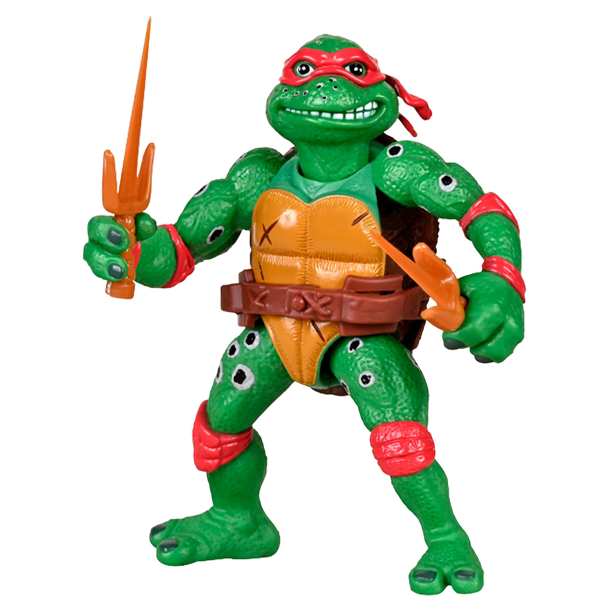 Teenage Mutant Ninja Turtles CLASSIC 1991 Movie Star Turtle Raphael in special movie styling package with signature weapon accessories. Ideal present for Turtles Fans! - Image 2