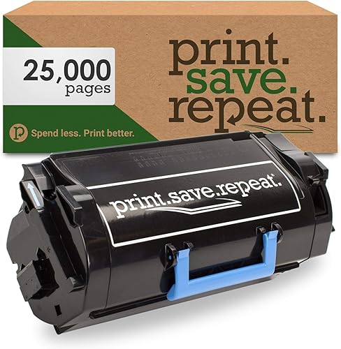 Print.Save.Repeat. Dell 2JX96 Cartucho de tóner remanufacturado de alto rendimiento para impresora láser S5830 25,000 páginas