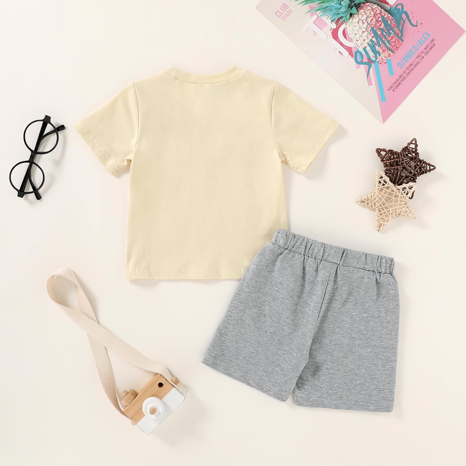 YOUNGER TREE Toddler Baby Boy Summer Clothes Dinosaur T-Shirt and Shorts Boy Outfits 12 Months to 4T - Image 3