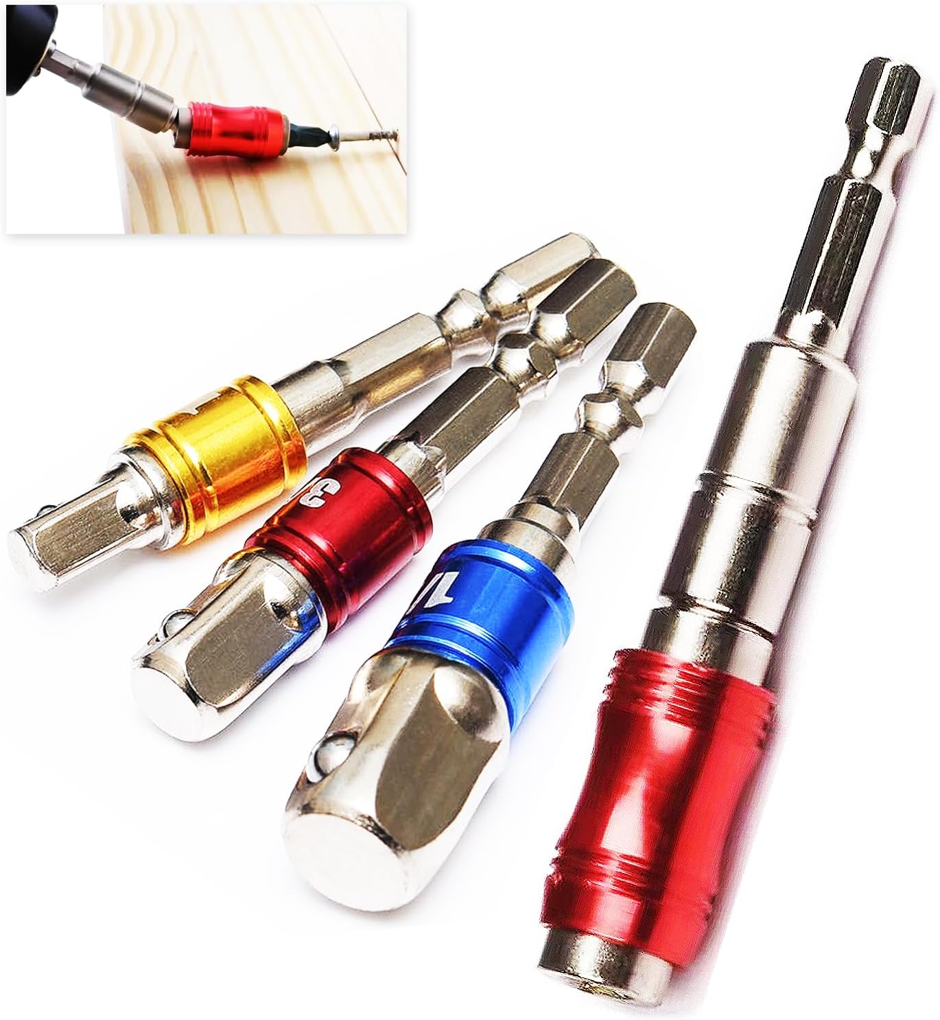 Bit Holder Pivot Drill Bit Holder Extender Pivoting Bit Tip