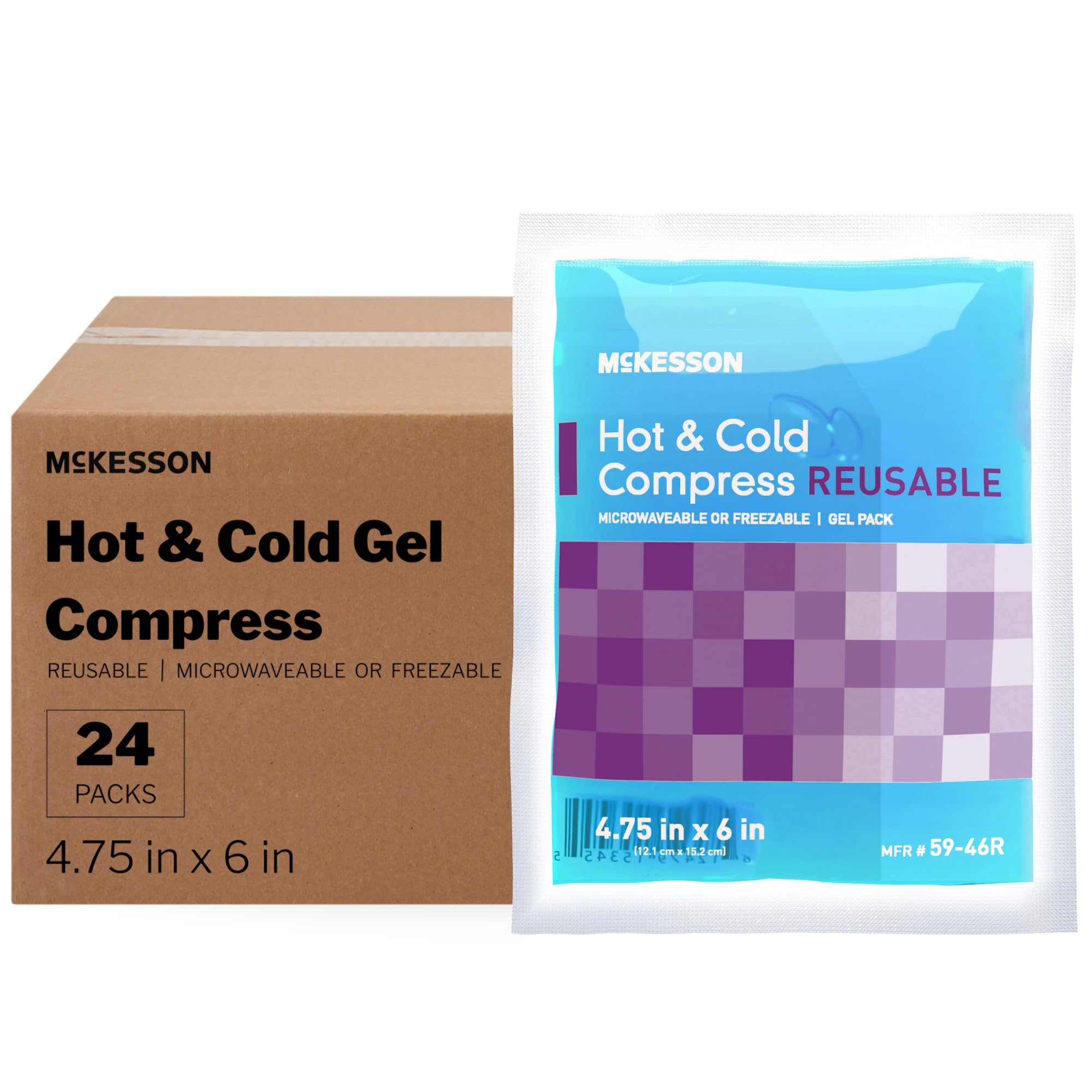 Amazon.com: McKesson Cold and Hot Compress Reusable [24 Pack] Gel