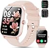 Smart Watch with Bluetooth Calls 1.85 Inch Smartwacth for Women and Men Fitness Watch with Over 200 Sports Modes IP68 Waterproof SpO2 Sleep Monitor Pedometer Heart Rate Monitor for Android