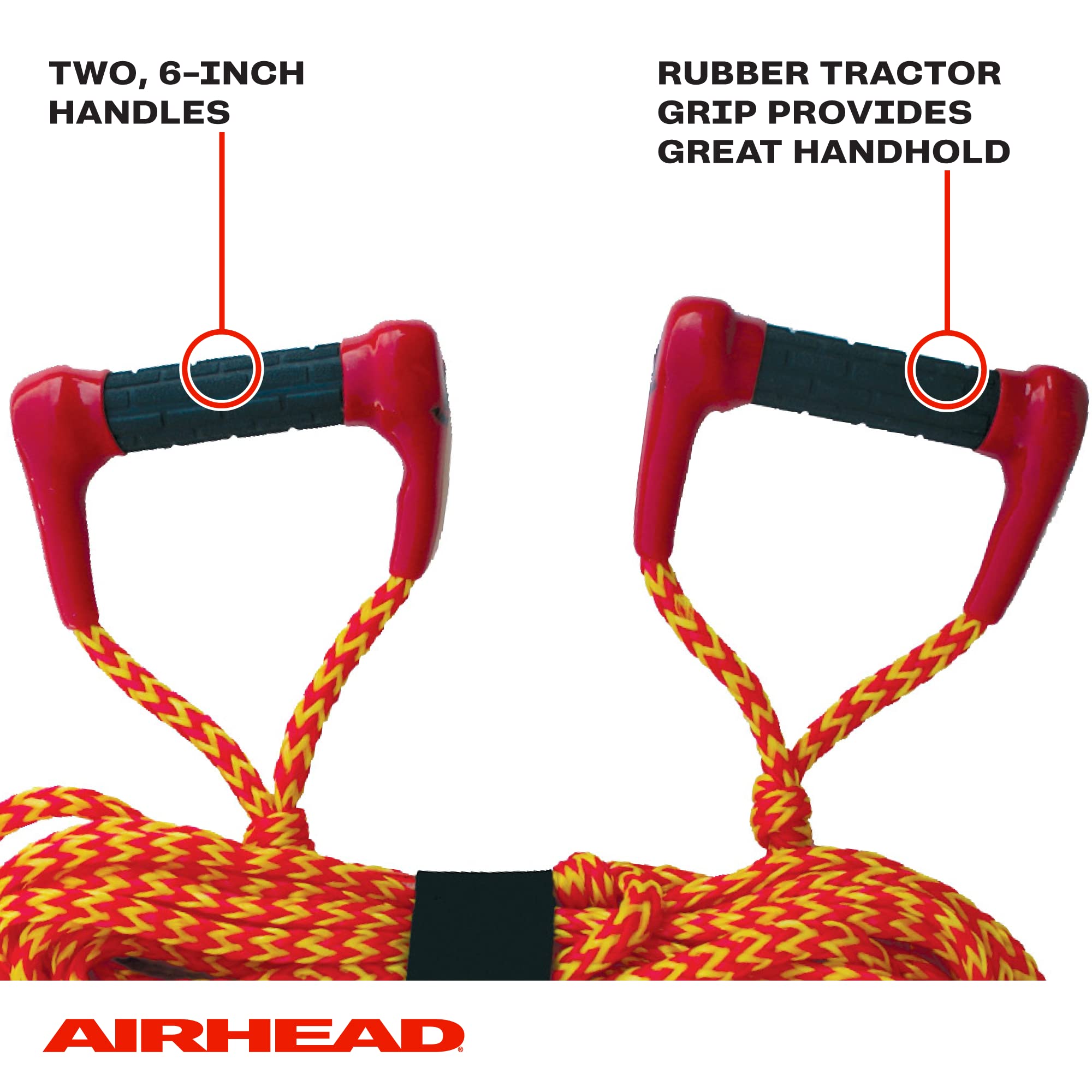 Airhead Cuerda de esquí AHSR6 con Mango DBL