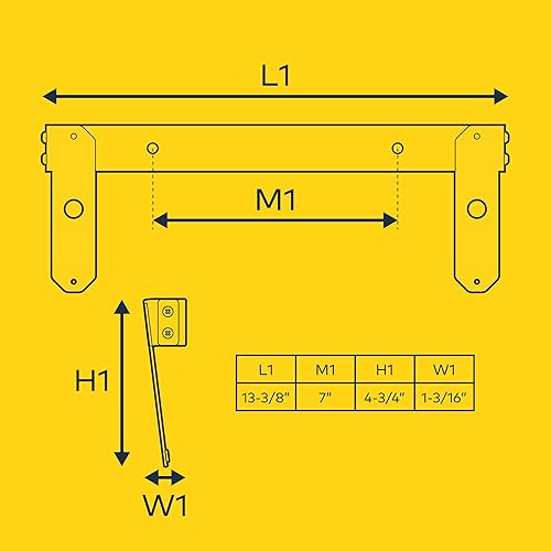 Miniatura 4 de Soporte de montaje vertical para placa de matrícula LAMPHUS PlanarFlash Lighthead resistente al óxido recubrimiento en polvo se instala fácilmente -