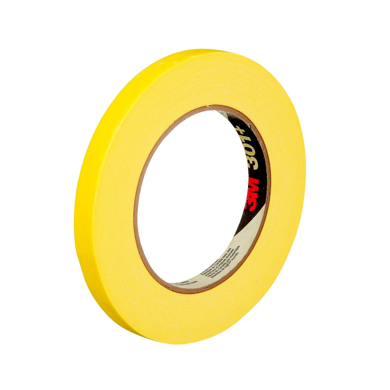 3M 301+12 301+ Yellow Masking or Painter's Tape, 12 mm Width: Tools & Home Improvement