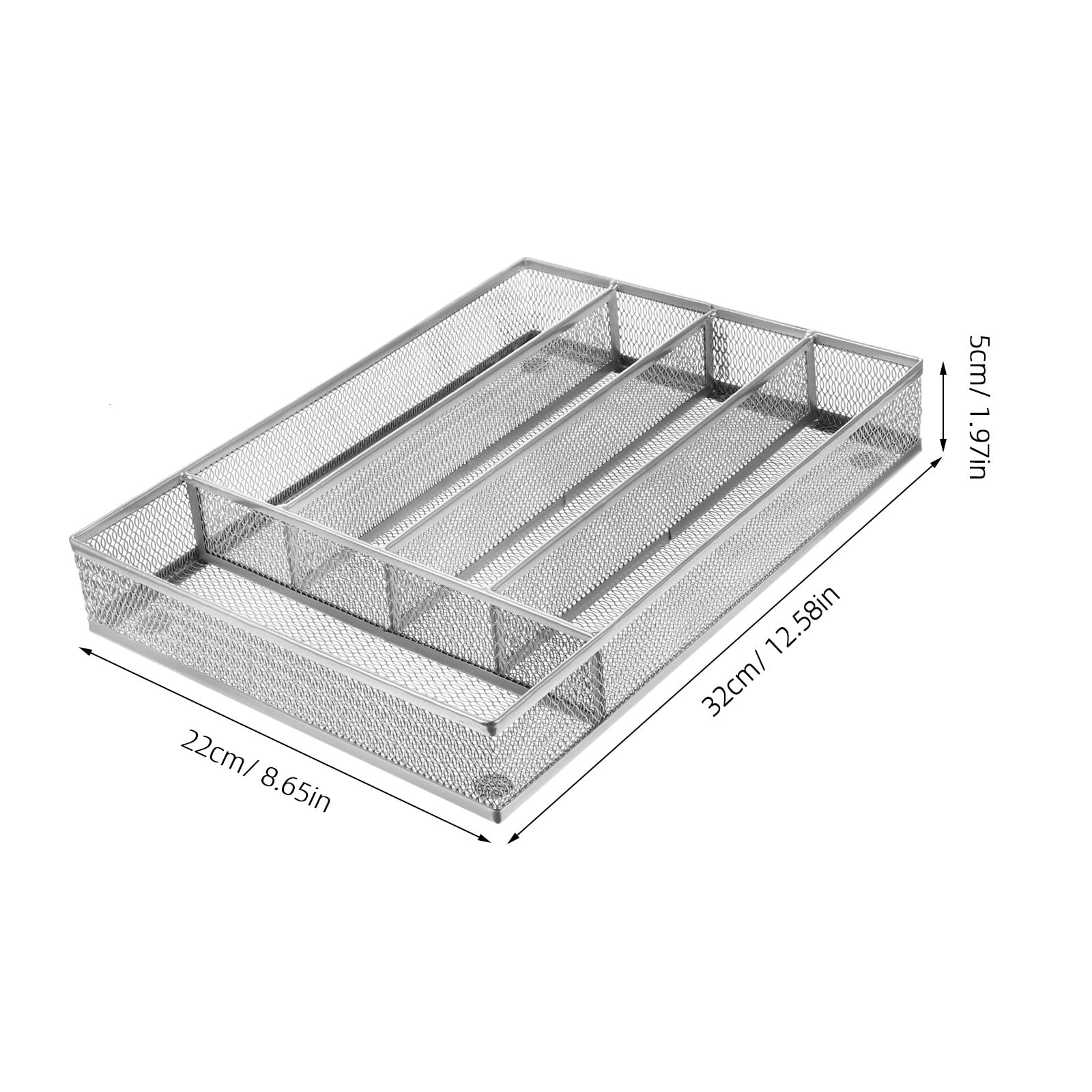 Organizador Diseño Hueco de Cajones para Cocina y Oficina en Acero al Carbono y Patas Antideslizantes, Adecuado para Almacenamiento