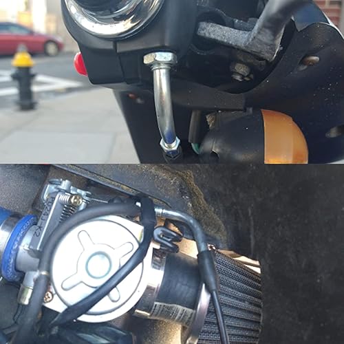 Miniatura 8 de HIAORS Cable del acelerador de 78 pulgadas para GY6 150cc 50cc 80cc 125cc QMB139 Motor Tao Tao VIP Futuro Campeón Chino Jonway Roketa NST Lance