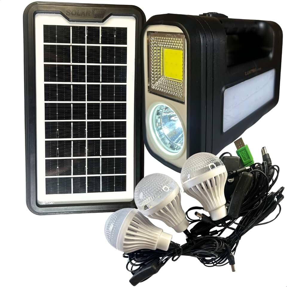 KIT SISTEMA DE ILUMINACAO SOLAR LK-3101 LUATEK