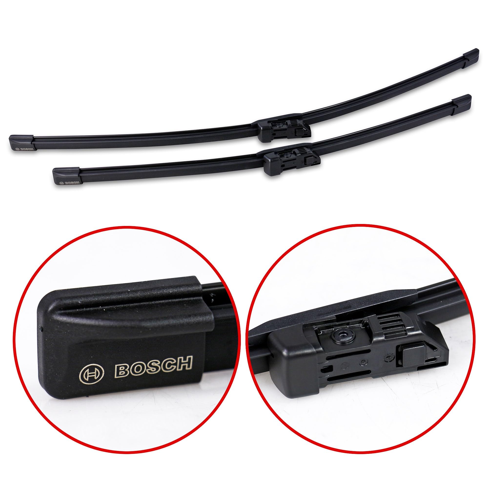 BOSCH Tergicristallo anteriore + posteriore + detergente per parabrezza | Compatibile con: VW PASSAT ALLTRACK B7, PASSAT B6 Variant, PASSAT B7 Kasten/Kombi, PASSAT B7 Variant