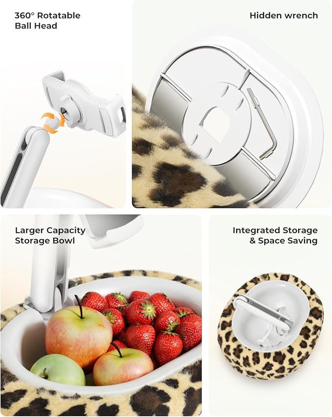 Soporte SupeDesk tipo cojín para Kindle con estampado de leopardo miniatura 5
