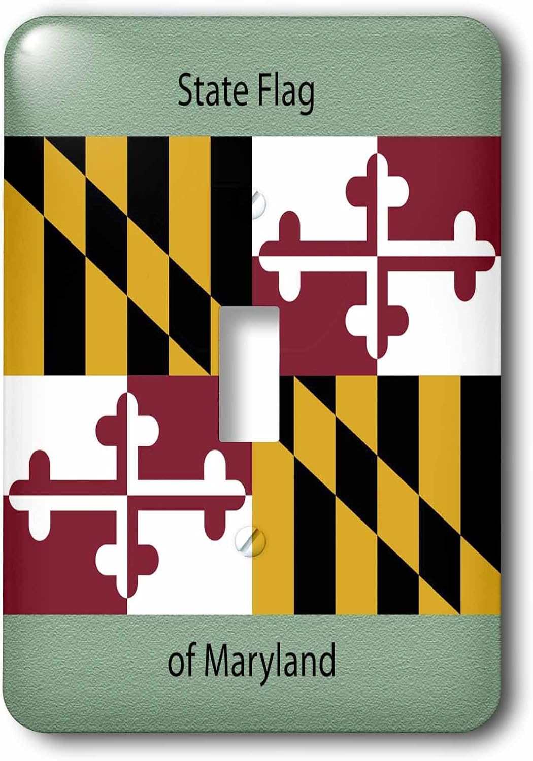 3dRose lsp_55459_1 State Flag Of Maryland Single Toggle Switch