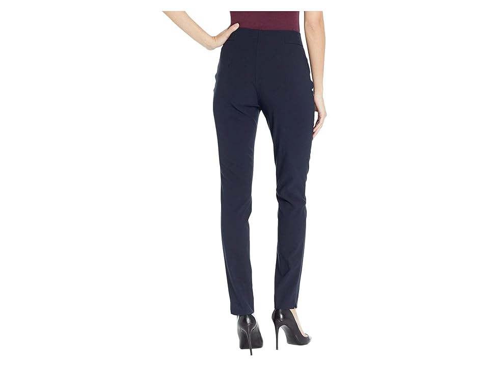 

Lisette L Montreal Manhattan Fabric Slim Pants with Zip Pockets (Navy) Women's Casual Pants