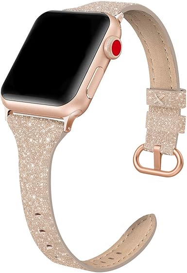 SWEES Leather Compatible Glistening Champagne Image