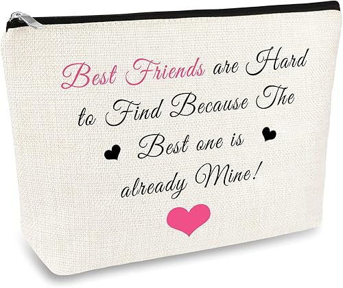 Miniatura 1 de Bolsa de maquillaje de regalo para mejores amigos, regalos de amistad para mujeres, bolsa de cosméticos de viaje, bolsa de cosméticos, regalo de