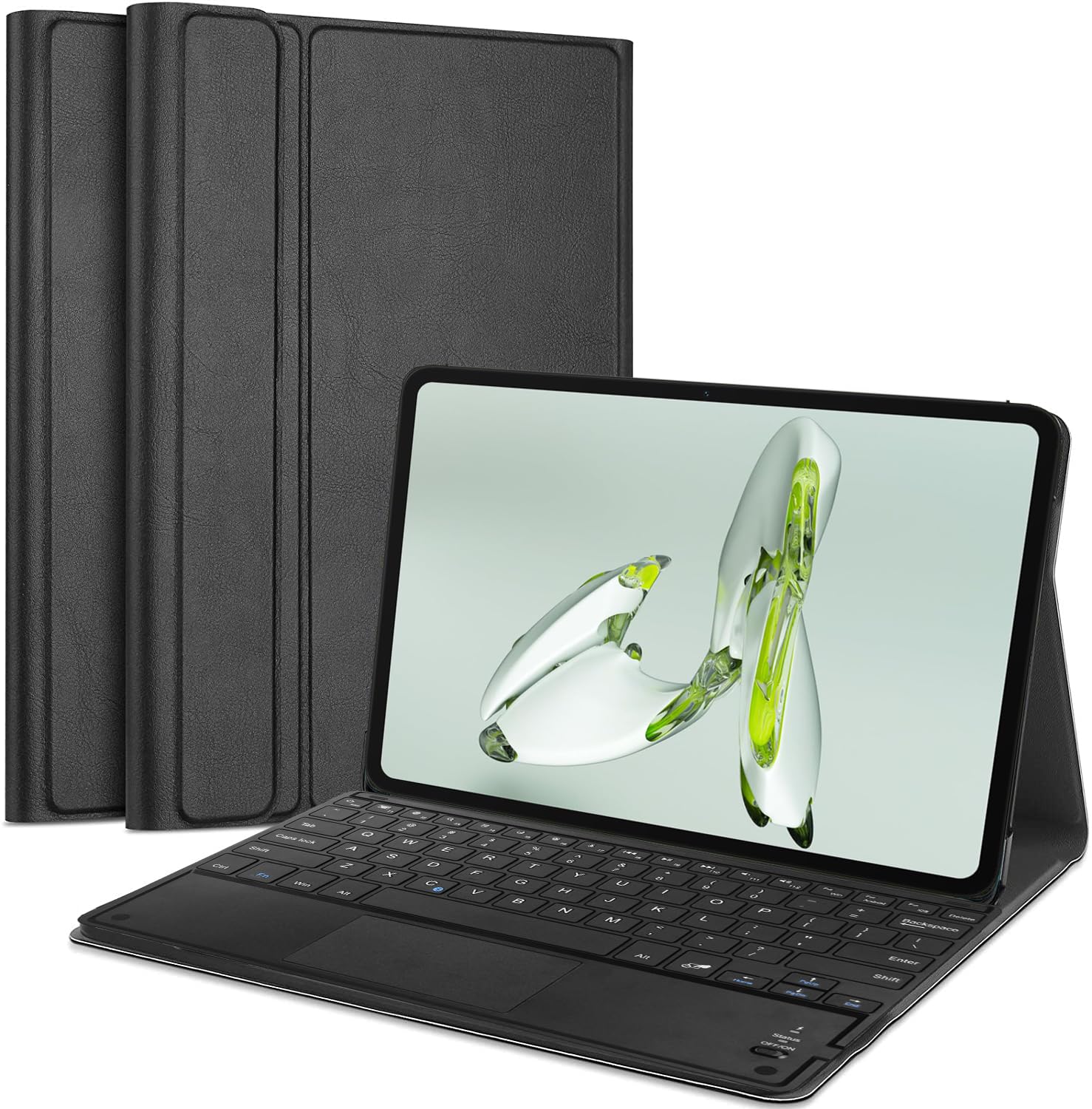HOM Tri Fold Detachable Wireless Bluetooth Keyboard with Trackpad/Touchpad Tablet Cover Case for OnePlus Pad GO 11.35 inch (B0CP2TM42Q) Amazon Price History, Amazon Price Tracker