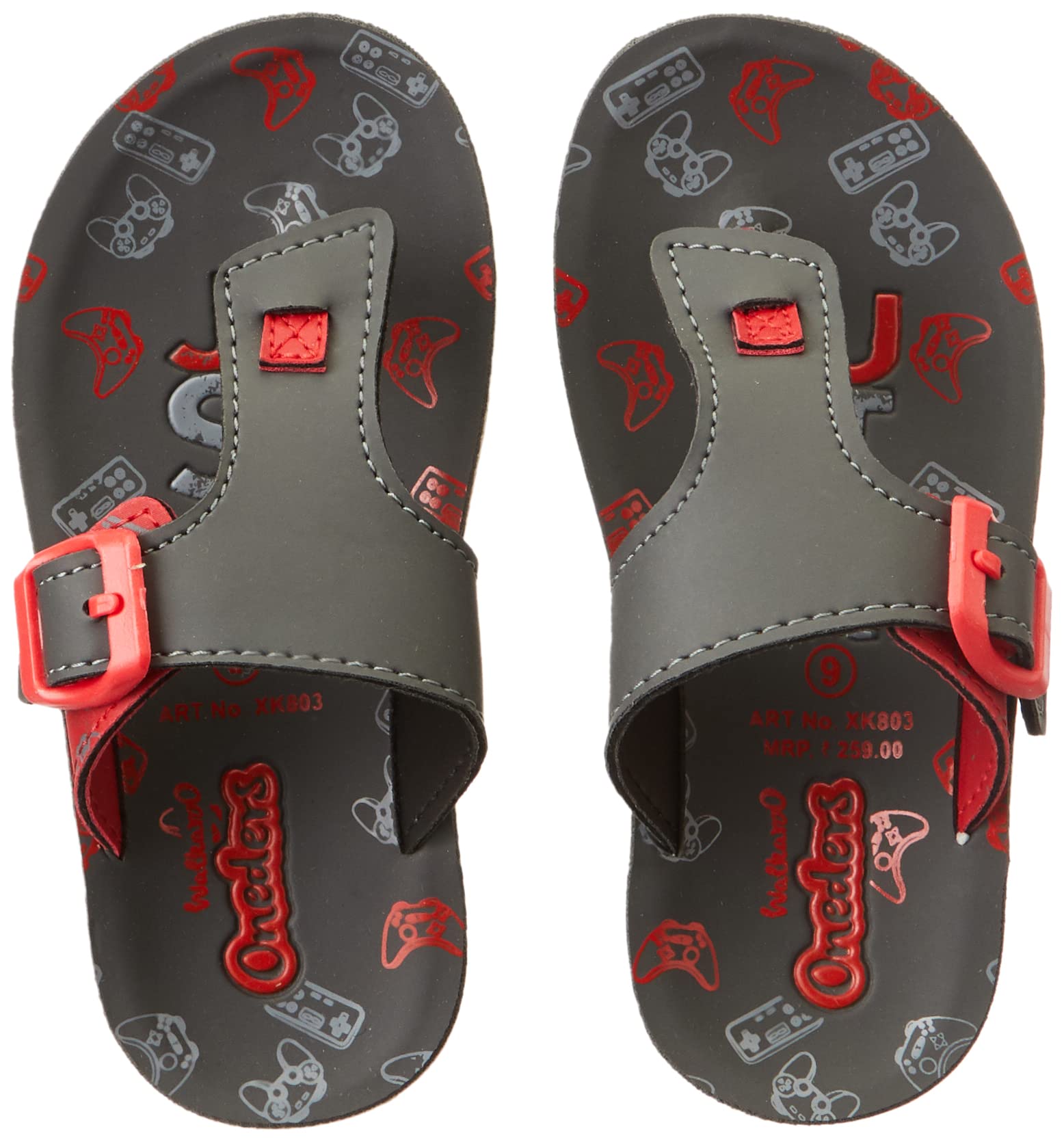 Walkaroo Kids Red Slipper (XK803) 8 UK (B0973BM4BL) Amazon Price History, Amazon Price Tracker