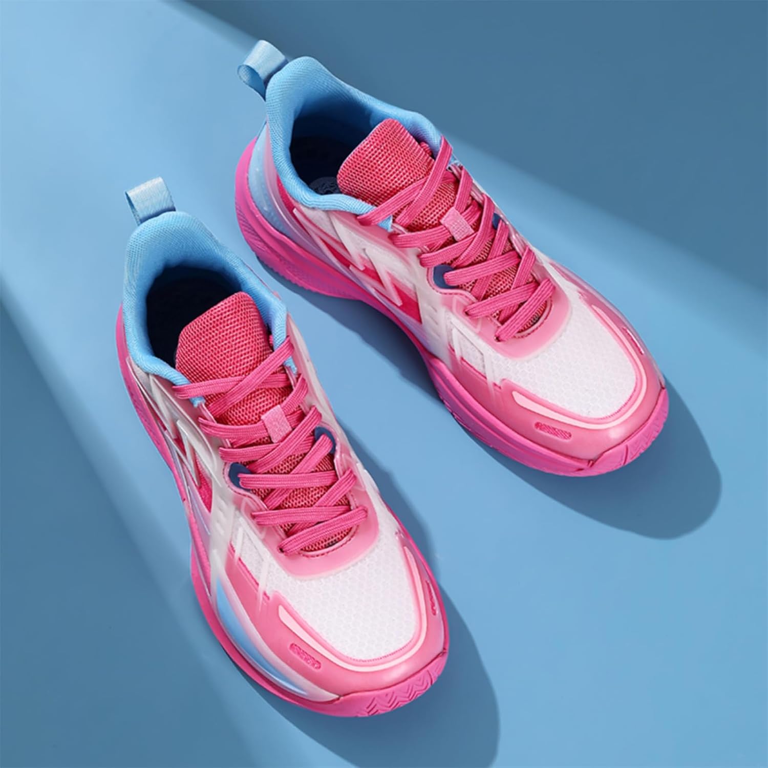 Moodeng Women's Basketball Shoes High Top Breathable Non Slip Shock Absorption Athletic Shoes for Outdoor Indoor Court Training
