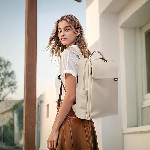 Miniatura 2 de Mochila para laptop para mujer, diseño inteligente, bolsa de trabajo universitaria, mochilas de negocios para viajes y negocios, se adapta a