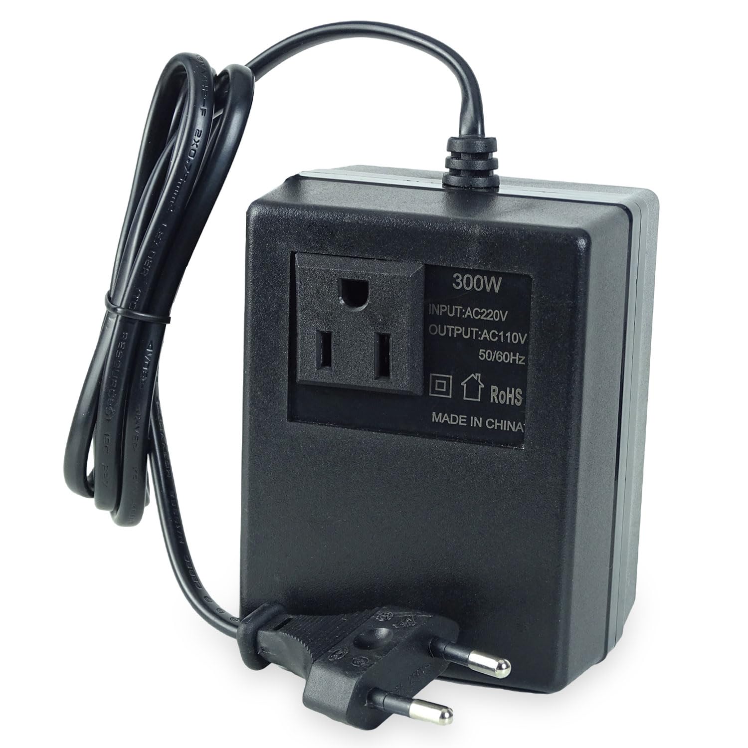 keepdrum USadp300 - Transformador de corriente alterna de 220 V a 110 V, transformador de 300 W